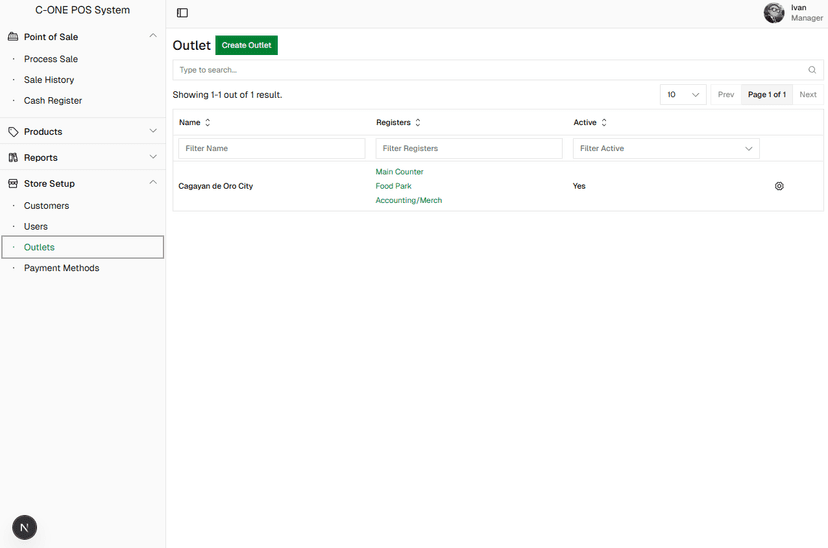 Point of Sale Project 1